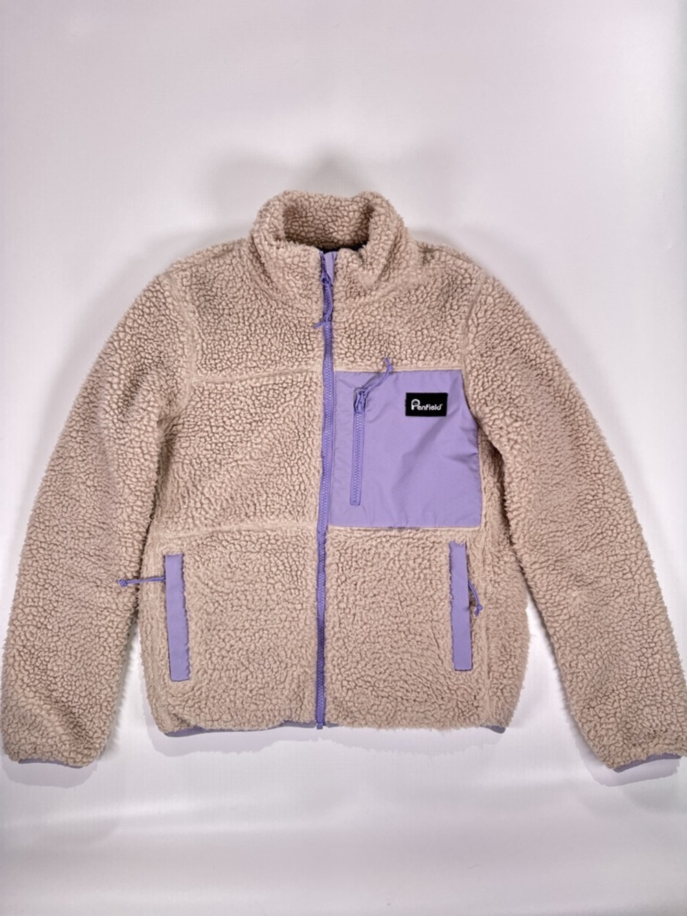 Penfield Womens Teddy Sherpa Fleece Jacket Lavender Outdoor XS - Picture 2 of 11